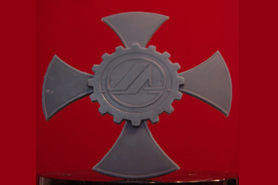 Восковая модель логотипа