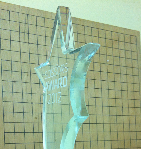 Приз Scissors Award 2012 - обработка граней
